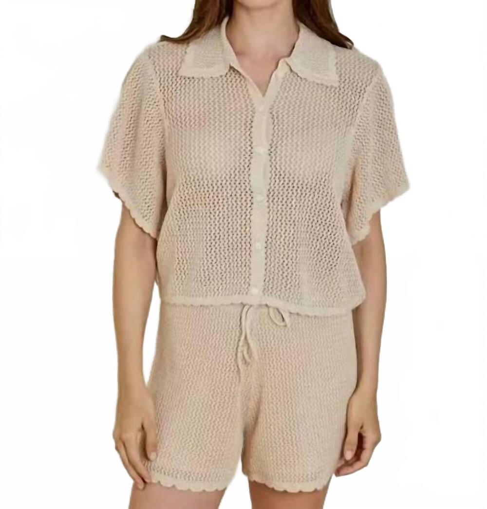 NEW DH NEW YORK lana shorts in linen